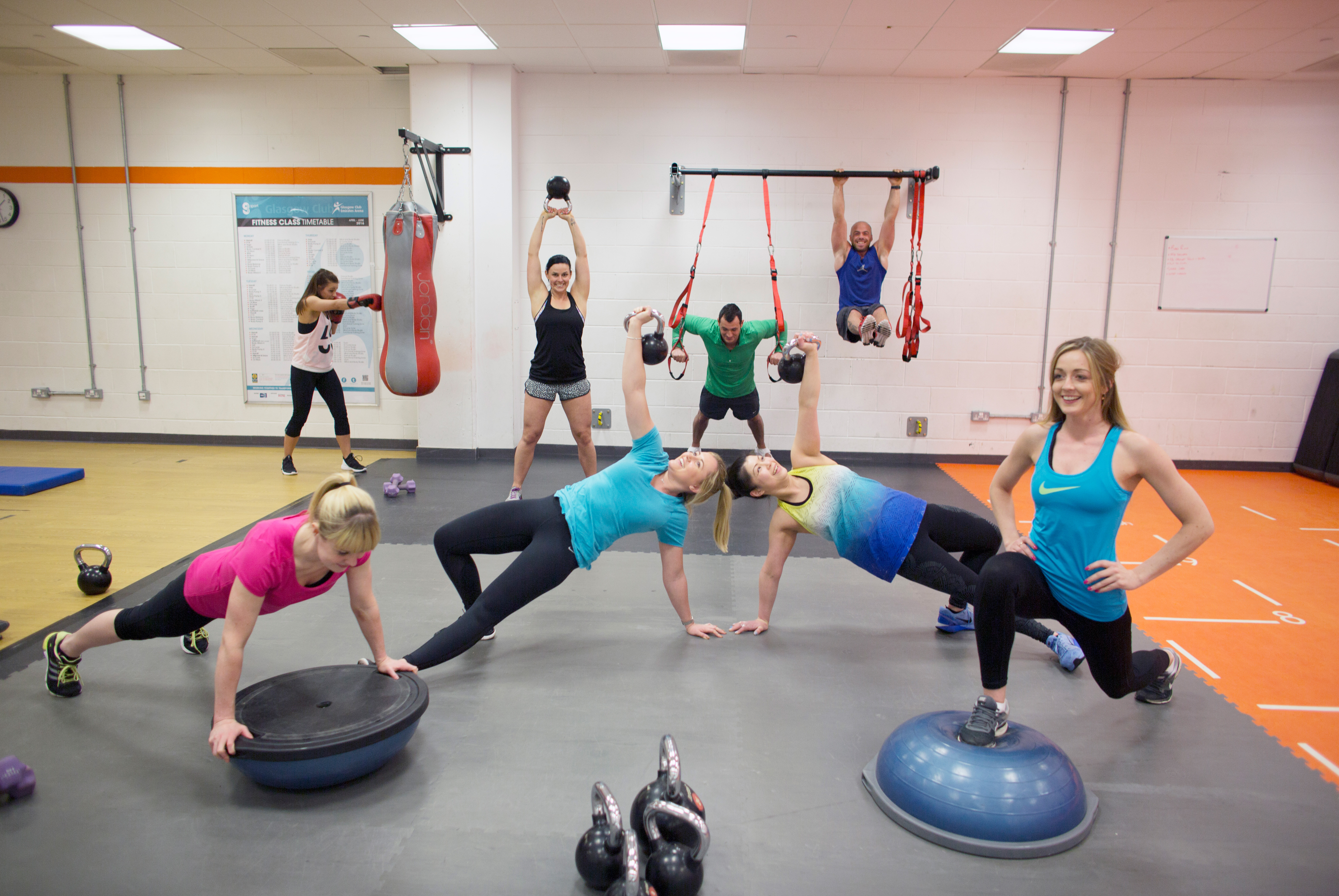 Glasgow Club - Group Gym Activities